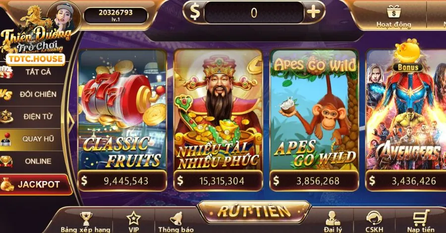 Hoàn trả không giới hạn 777king99 game